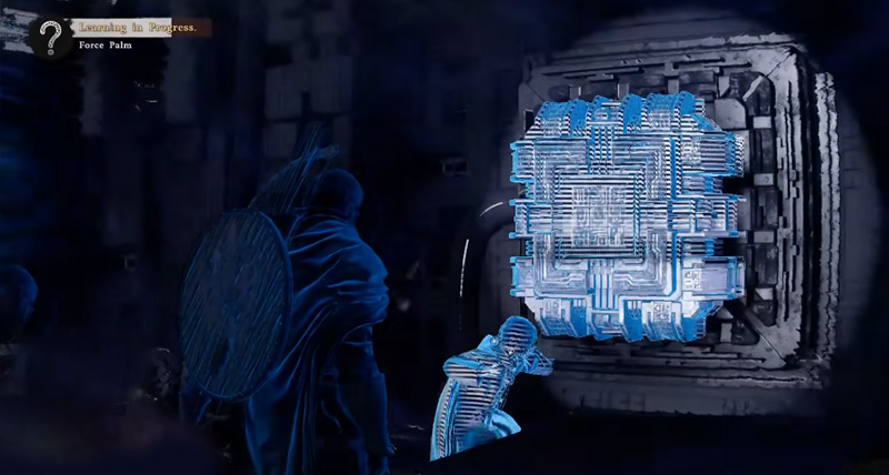 Learning Force Palm from the ghost silhouette