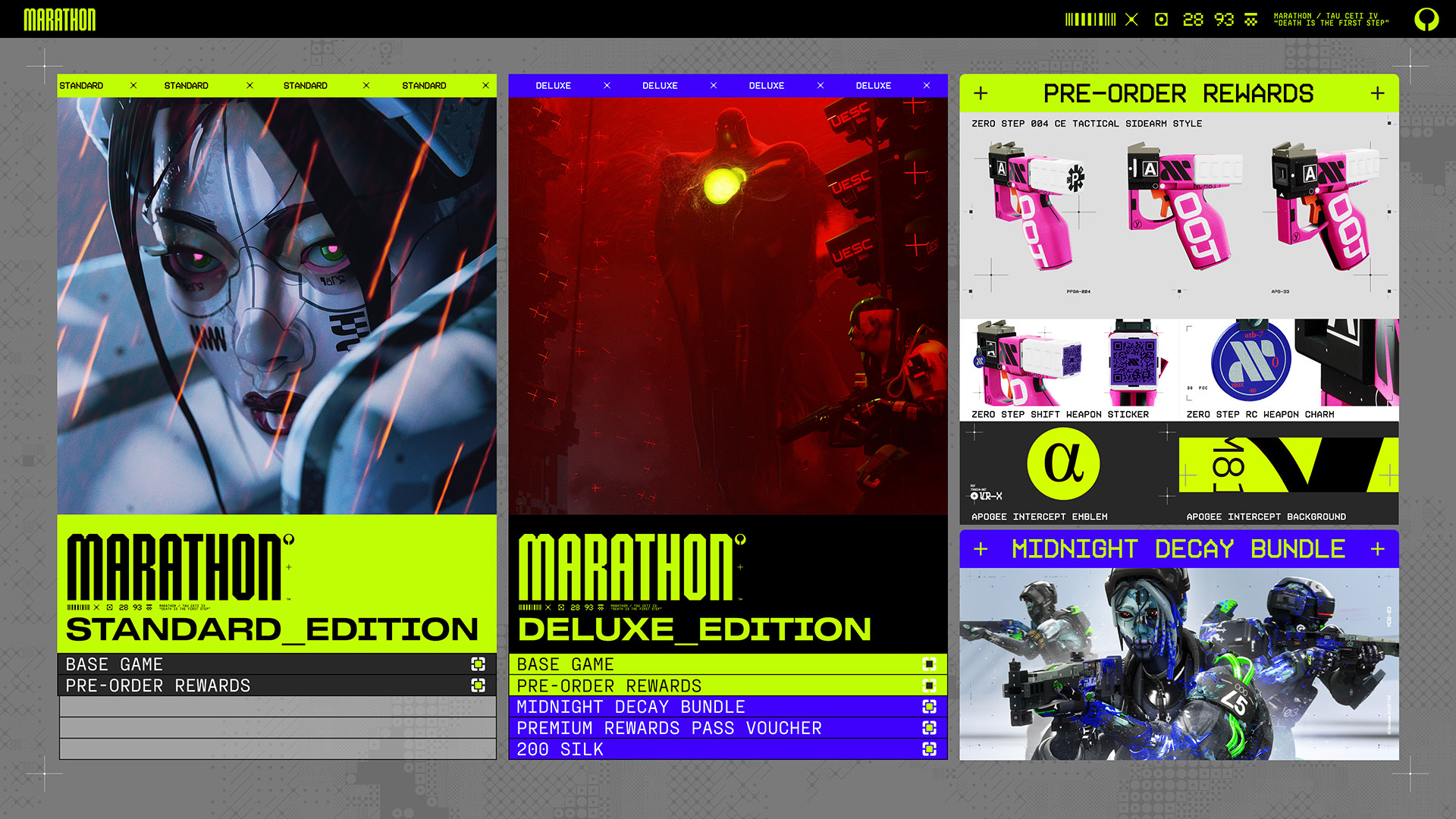 Marathon Editions Comparison