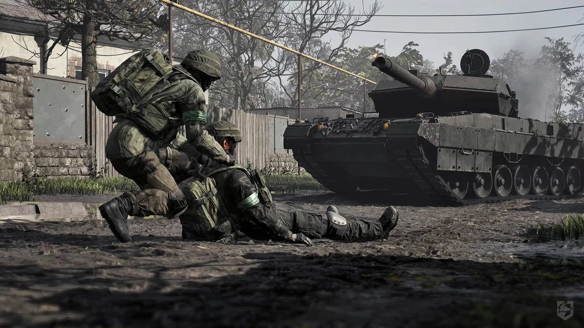 WARDOGS main battle tank rolling toward the Control Zone